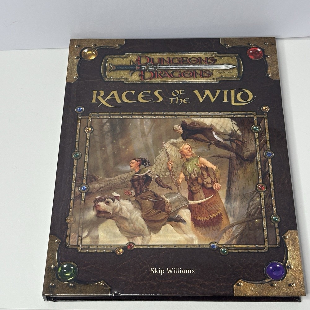 Wizards of the Coast Dungeons & Dragons Races of the Wild Hardcover Book 2007