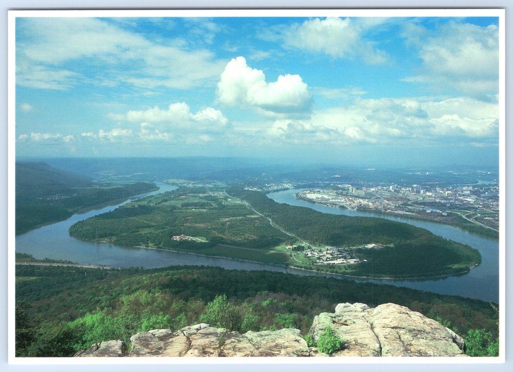 TN Chickamauga Chattanooga National Military Park Aerial View 6x4 Postcard