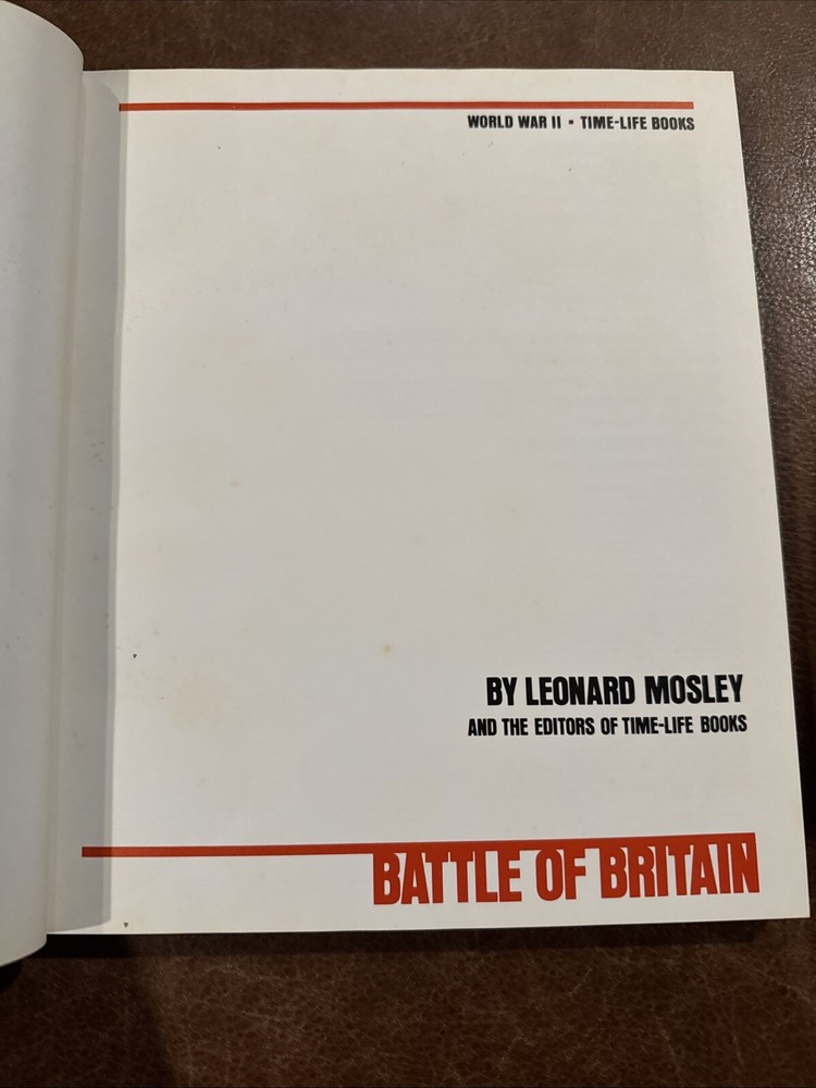 World War II : The Battle of Britain by Leonard Mosley (1977, Hardcover, GOOD)