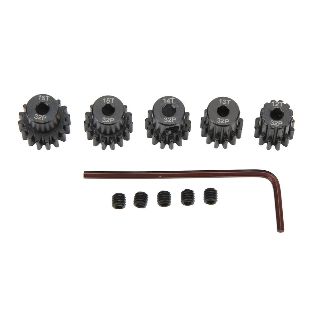 32DP 0.8M 3.175mm RC Motor Gear 12T 13T 14T 15T 16T Pinion Gear Set BG FD