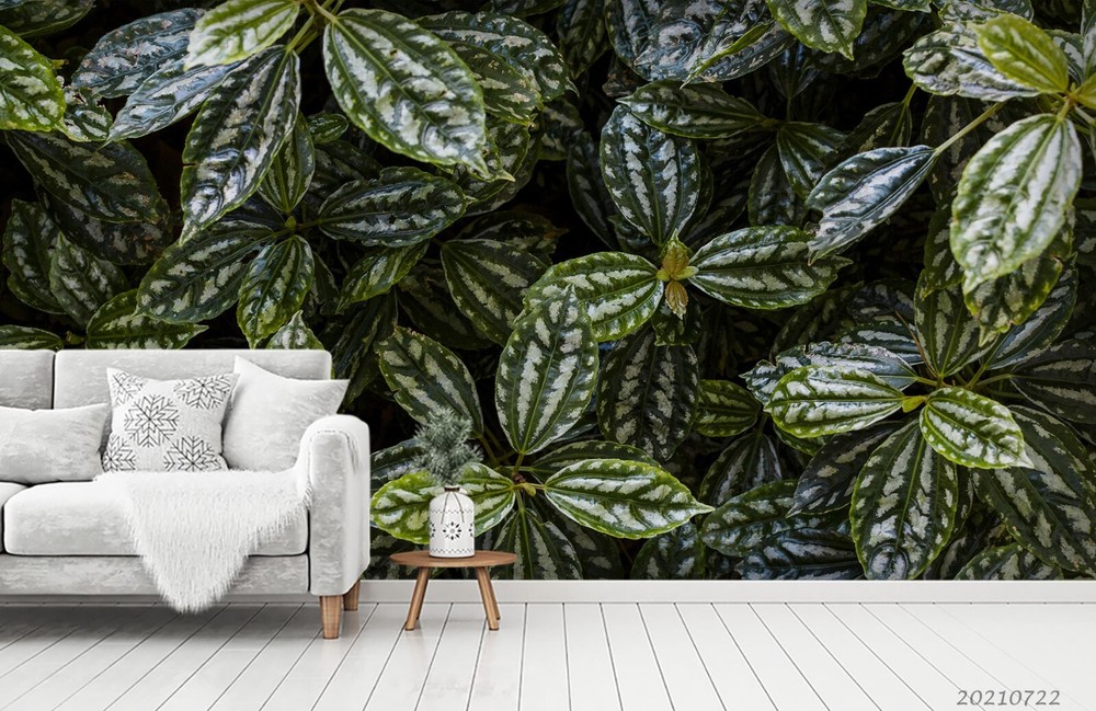 3D Green Plants Leaves Wall Murals Wallpaper Murals Wall Sticker 26