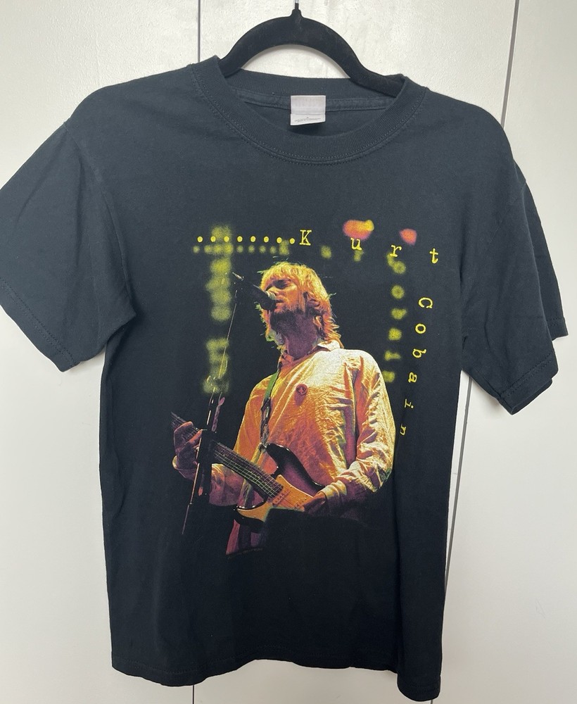 2004 Kurt Cobain Nirvana The End Of Music Vintage Short Sleeve T-Shirt Small