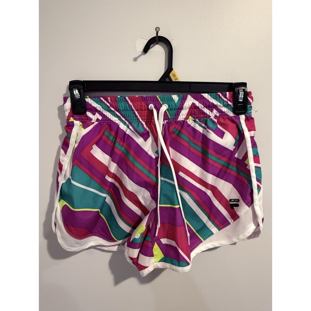 Fila Sport womens size S lined running CrossFit shorts athletic Drawstrings
