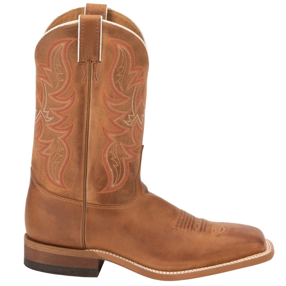 Justin Boots Austin II 11-Inch Square Toe Cowboy Boots for Men in Brown BR735