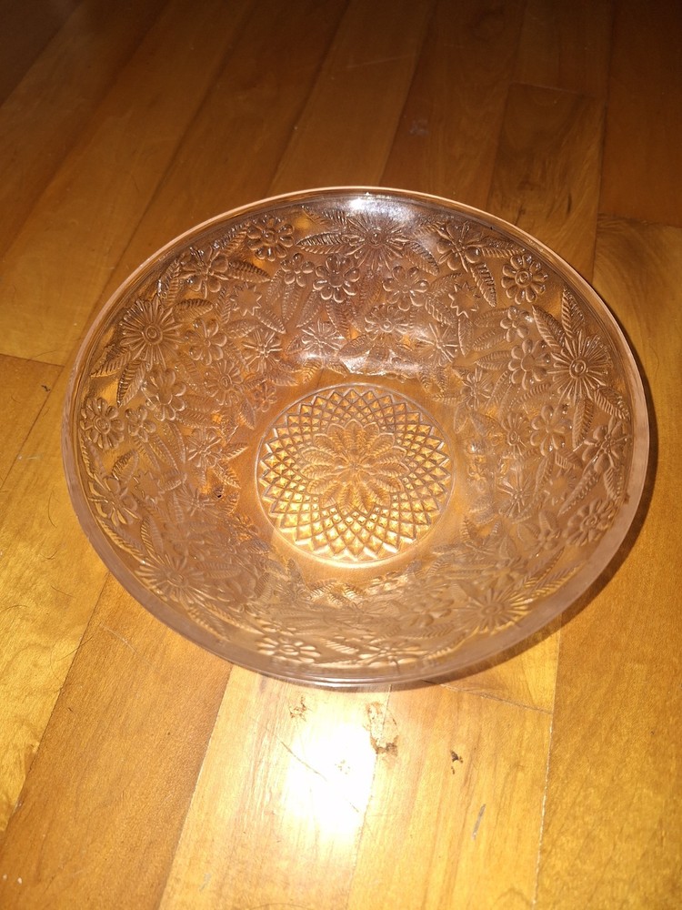 Pink Depression Glass Bowl