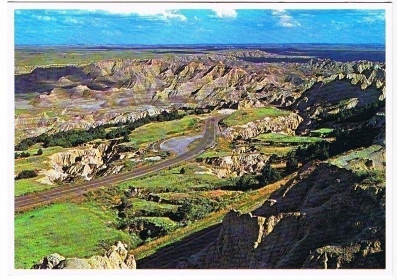 South Dakota Postcard Scenic Badlands National Park