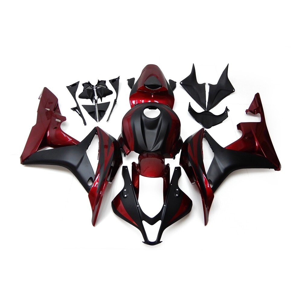 Red Black Motorbike Fairing Kit for Honda CBR600RR 2007 2008 F5 07 08 Bodywork