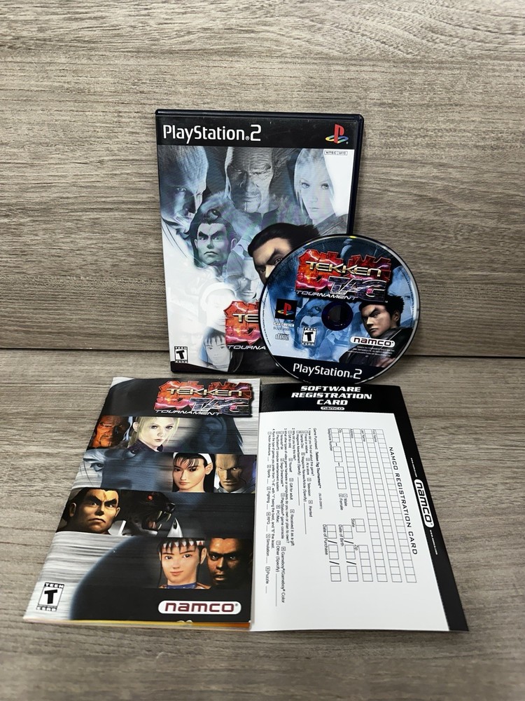 Tekken Tag Tournament / Playstation PS2 / CIB W Reg Card / Tested