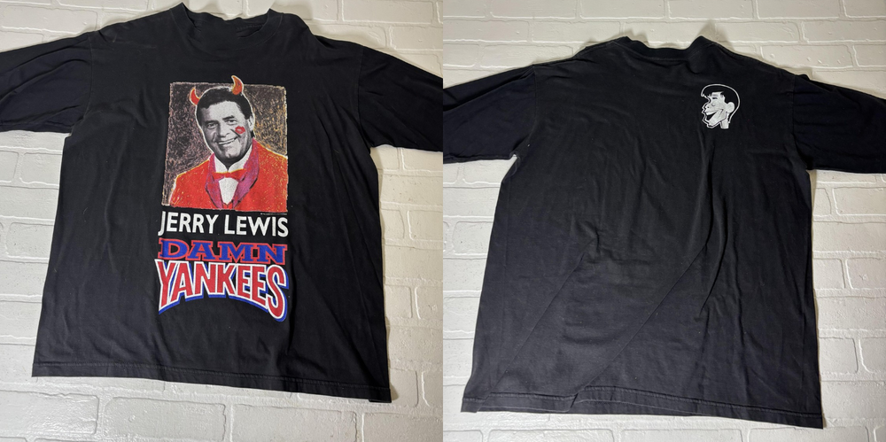 Vintage Jerry Lewis Damn Yankees Unisex Cotton Classic Reprint T-shirt BO2739