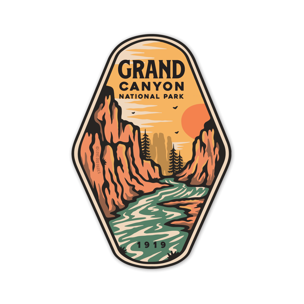 Grand Canyon National Park weatherproof vinyl bumper decal sticker