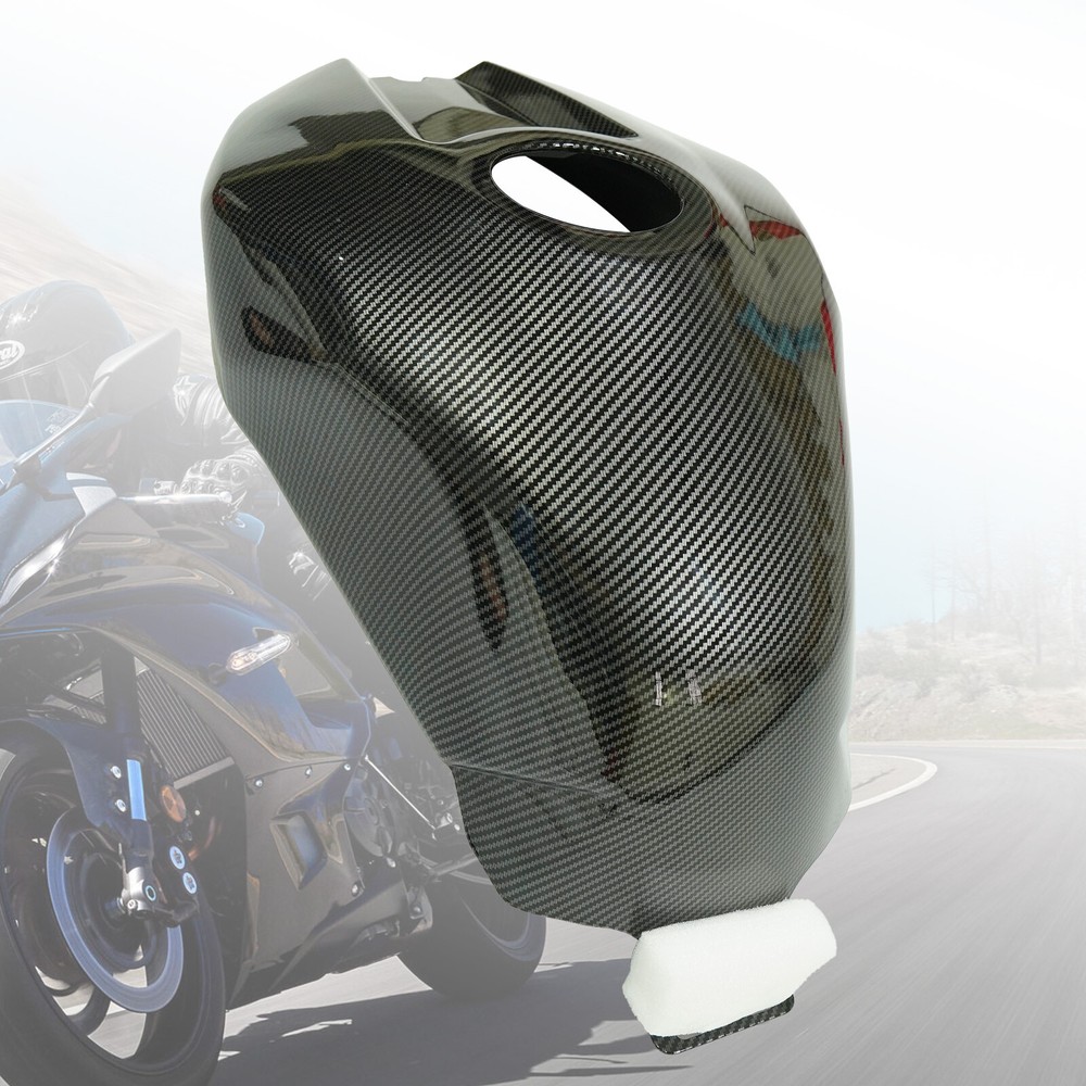Carbon Fiber Paint Fuel Gas Tank Cover Fairing Cowl For Yamaha YZF R1 2009-2014