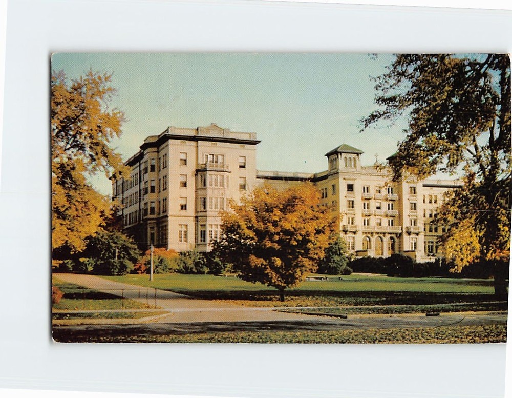 Postcard Le Fer Hall Saint Mary-of-the-Woods College Indiana USA North America