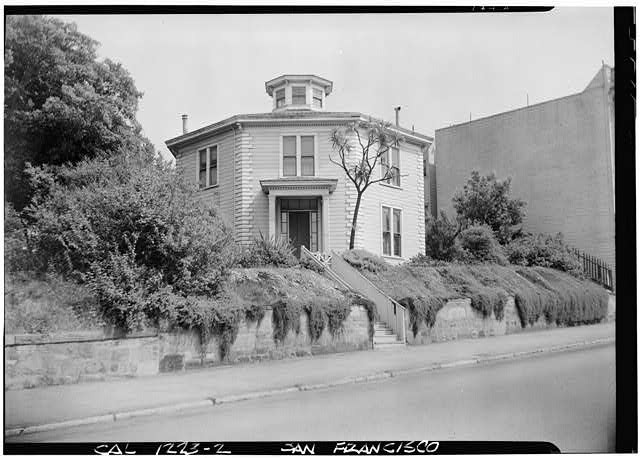 McElroy Octagon House,2645 Gough Street,San Francisco,California,CA,HABS,2
