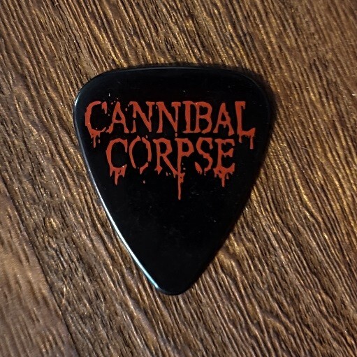 1 Guitar Pick CANNIBAL CORPSE from 2003 box set 15 Year Killing Spree RARE find