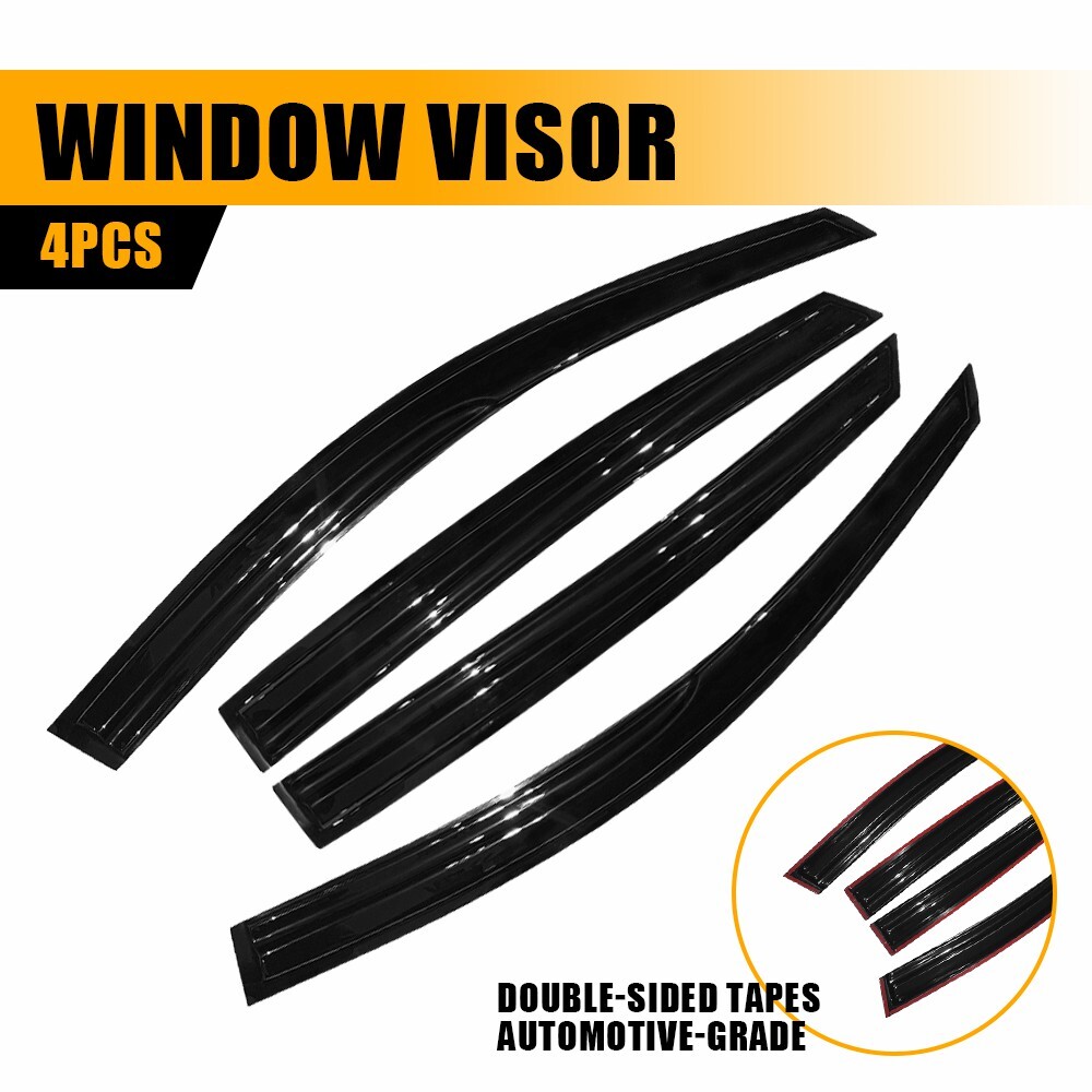 2018-2022 Honda Accord JDM 3D Aero Wavy Window Visor Rain Guard Deflector