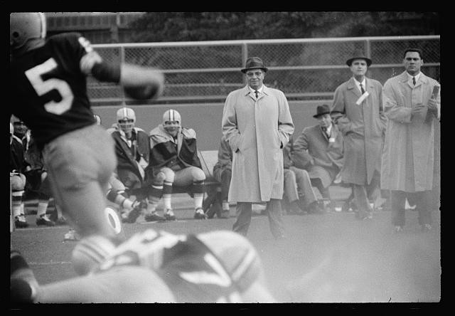 Green Bay Wisconsin USA Vince Lombardi 1960 Packers Football Sideline