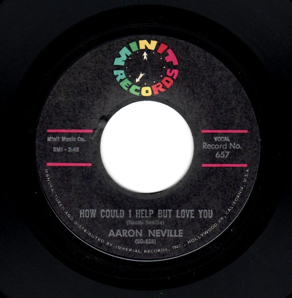 NOLA R & B/SOUL-AARON NEVILLE-HOW COULD I HELP BUT LOVE YOU/WRONG NUMBER-MINIT