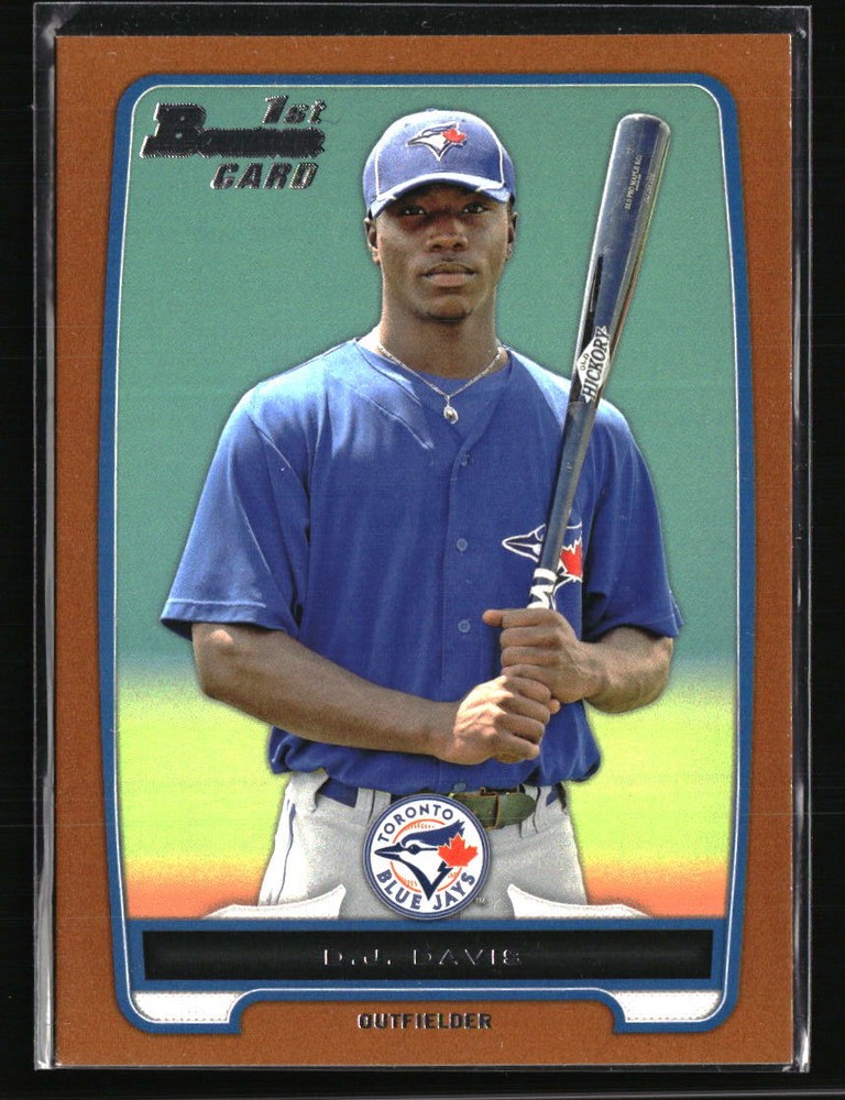 D.J. Davis 2012 Bowman Draft Picks & Prospects Orange /250 #BDPP33 Baseball
