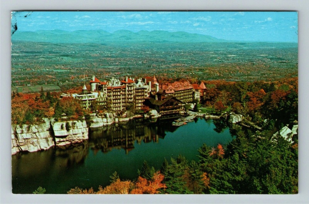 Lake Paltz NY-New York Lake Mohonk Mountain House Mohonk Lake Vintage Postcard
