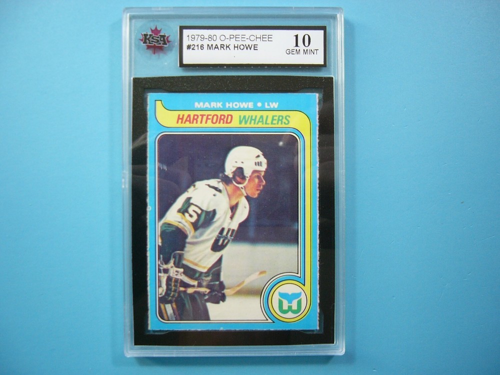 1979-80 O-Pee-Chee NHL Mark Howe #216 KSA 10 Gem Mint Hockey Card