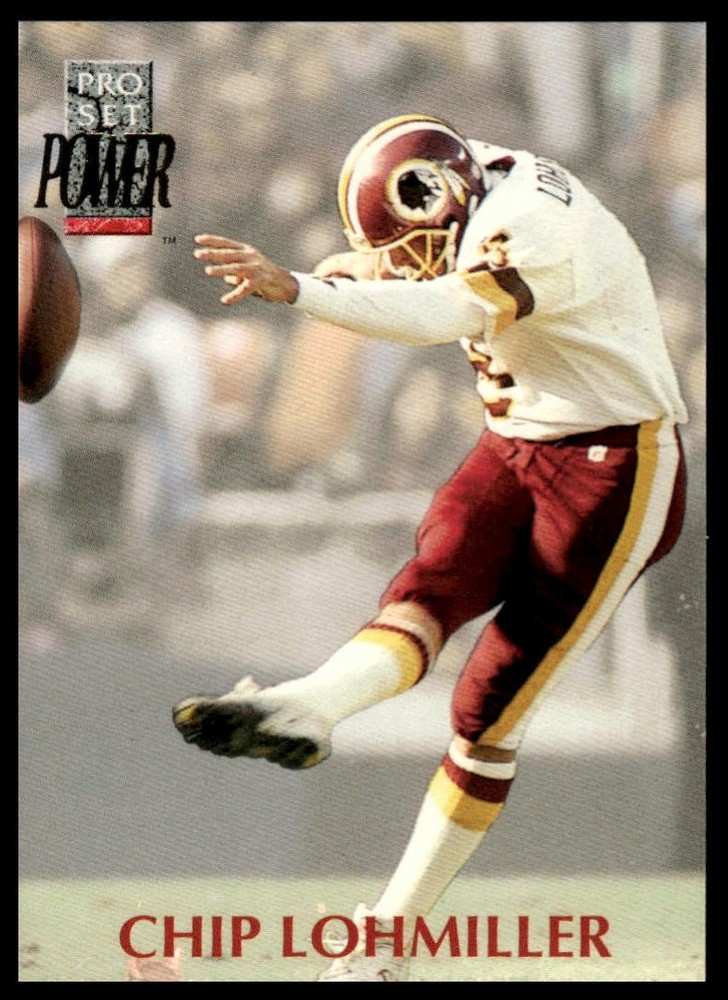 1992 Pro Set Power #205 Chip Lohmiller