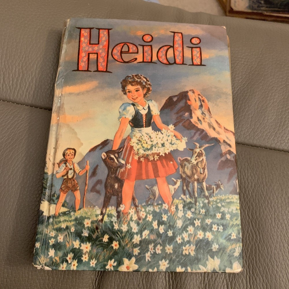 Vintage 1955 Heidi by Johanna Spyri Illustrated by Janet Smalley Hardcover