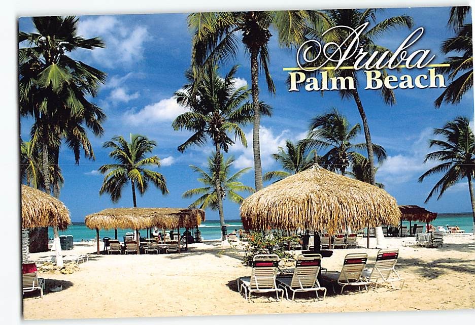 Postcard Palm Beach Aruba Netherlands