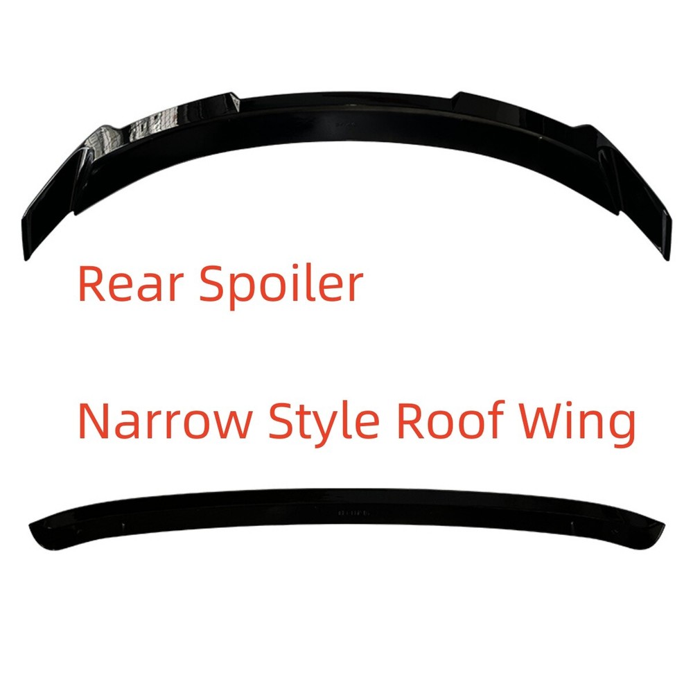 For Toyota Camry 18-20 KN Style Rear Spoiler+Narrow Style Roof Wing gloss black