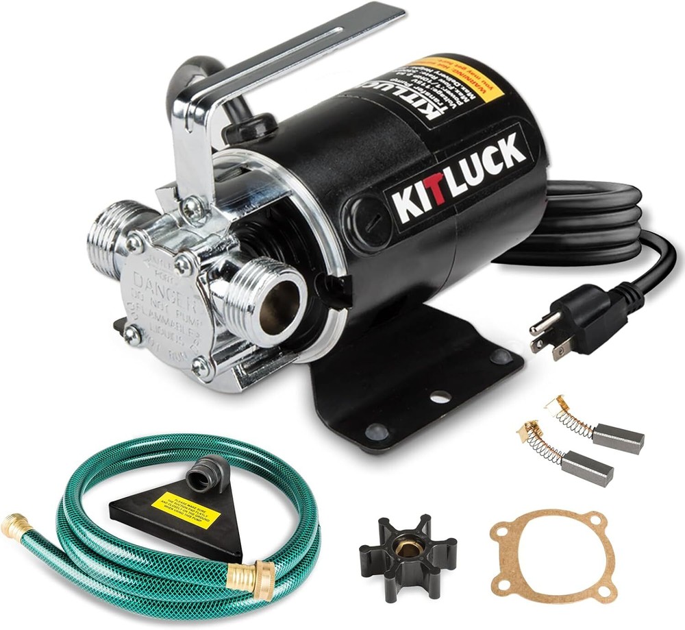 Bomba de Transferencia de Agua, 115V 1/10HP 330GPH Bomba de Agua Utilitaria Eléctrica con