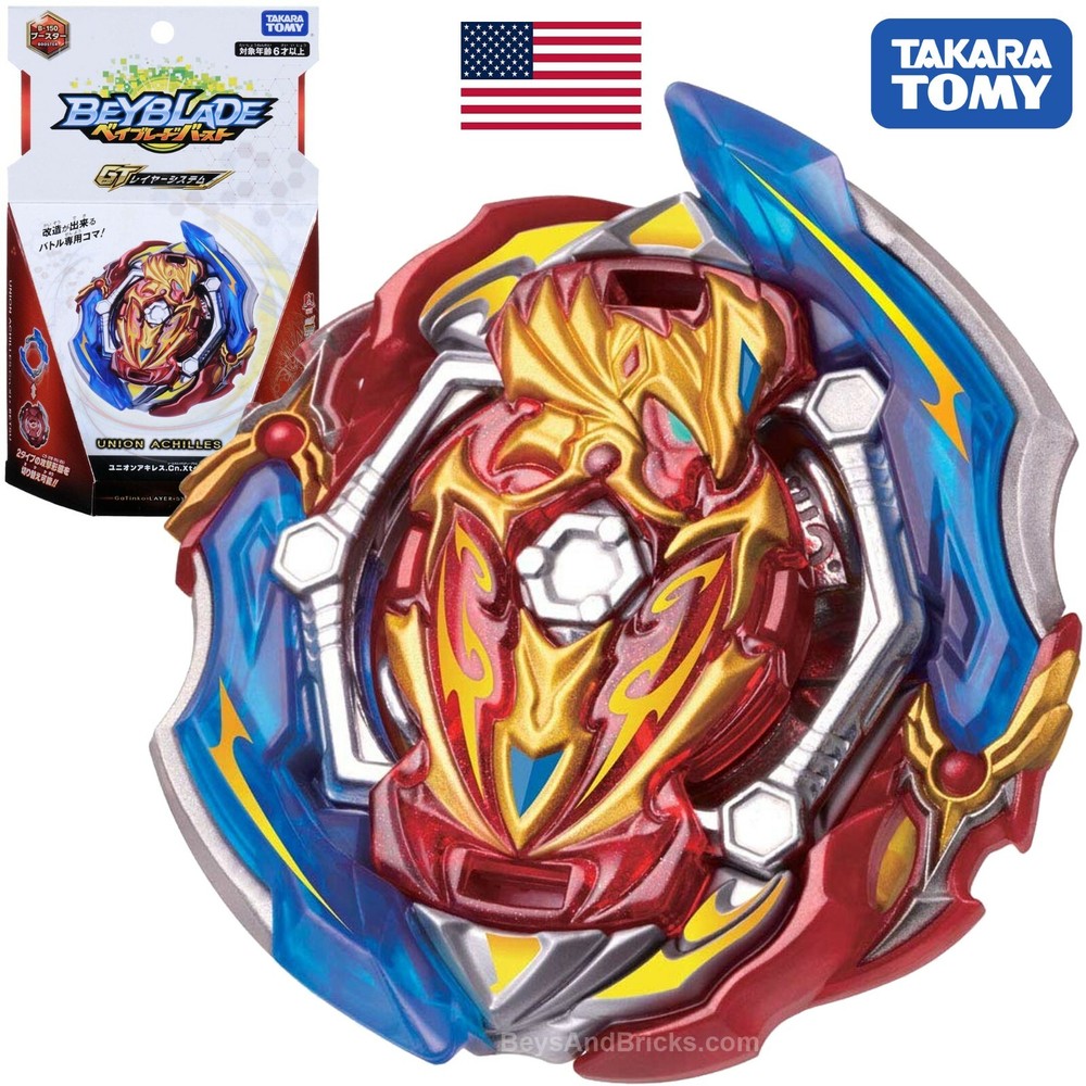 TAKARA TOMY  Union Achilles .Cn.Xt+ Burst GT Rise Beyblade B-150 - USA SELLER!-image