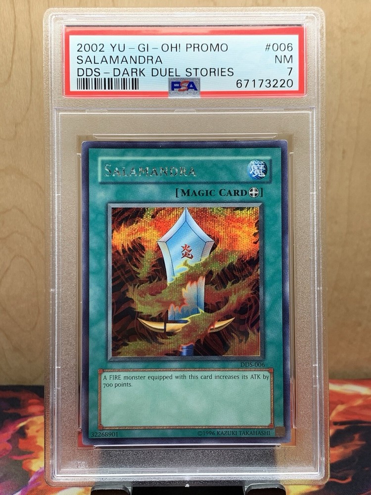PSA 7 Near Mint Salamandra DDS-006 2002 Dark Duel Stories Gameboy Promo YuGiOh