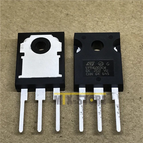 10Pcs Stth6003Cw Stth6003C Diode Array Gp 300V 30A To247-3