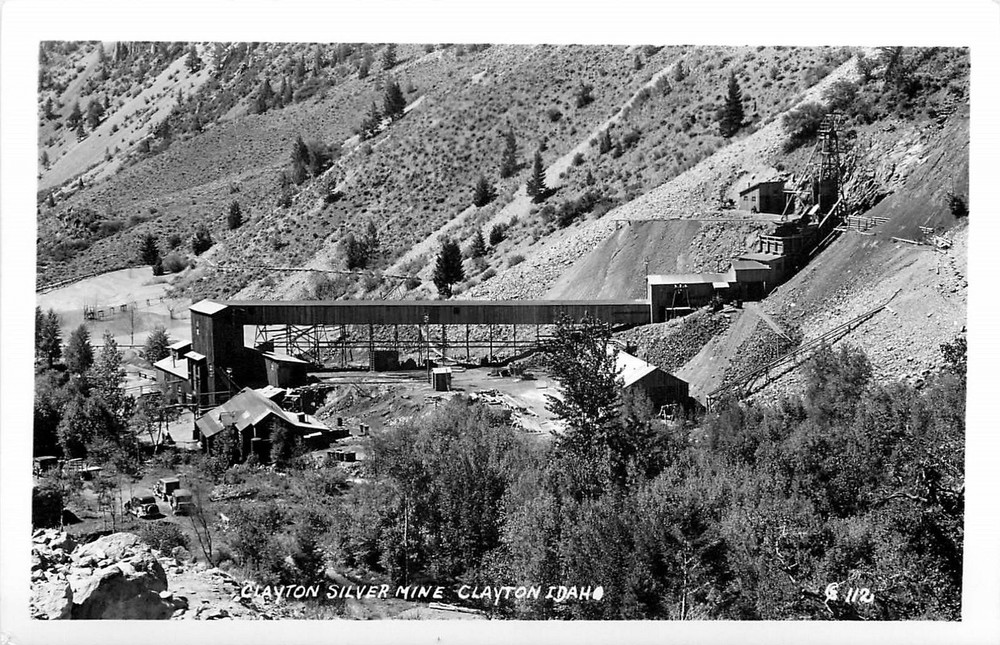 1940s Clayton Idaho Clayton Silver Mine #112 RPPC Postcard 26-4556