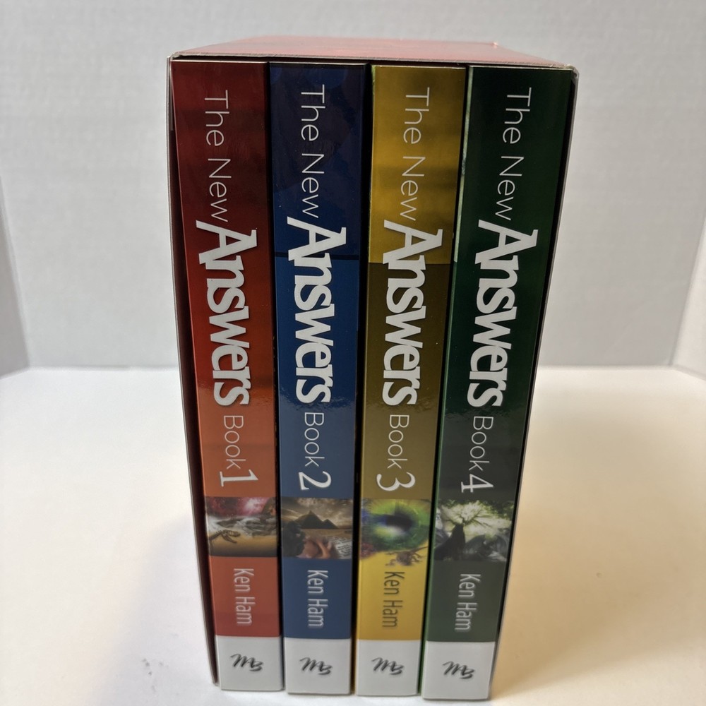 4 Volume Answers Book Box Set - Paperback, by Ken Ham - (NEVER USED)