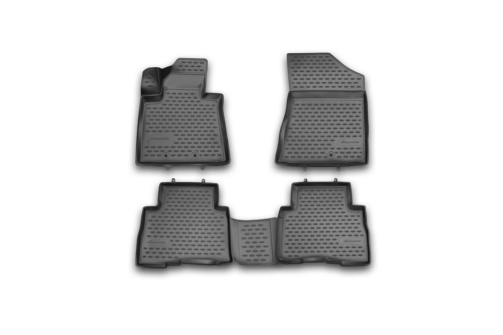 Accurate Fit 3D Floor Mats for Kia Sorento, 2012->, 4 pcs-image