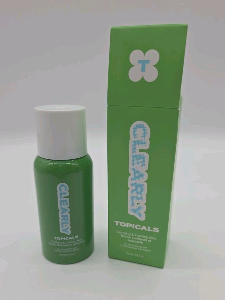 Clearly Topicals Acne Clarifying And Calming Mist. 3.4 Fl Oz Exp 6/27 Sealed