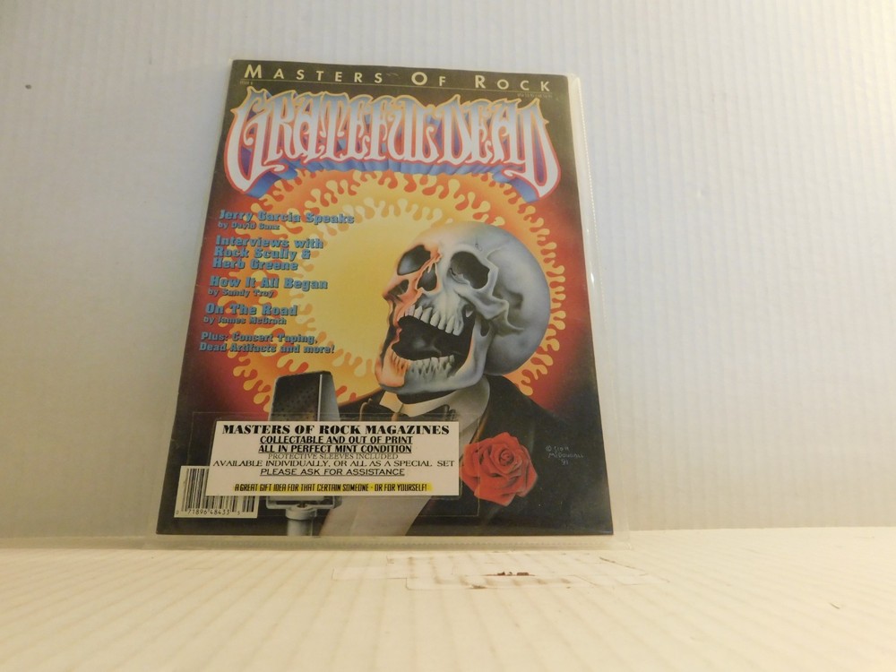 GRATEFUL DEAD Masters of Rock Magazine Jerry Garcia Interview Vintage FREE SHIPP