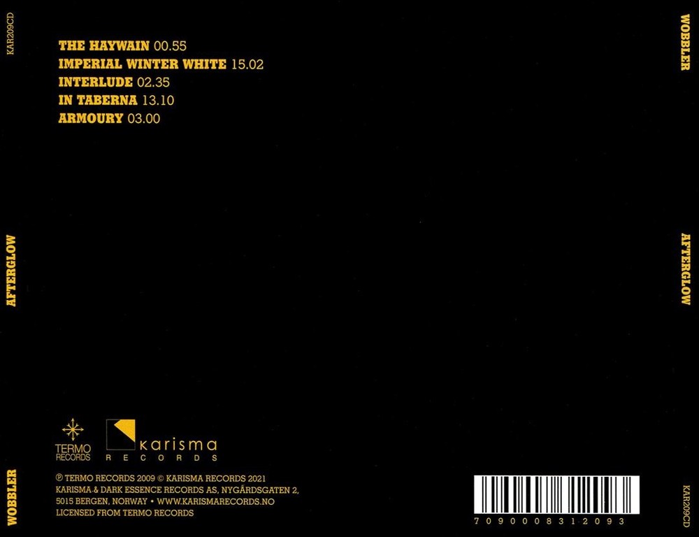 Wobbler Afterglow New Cd