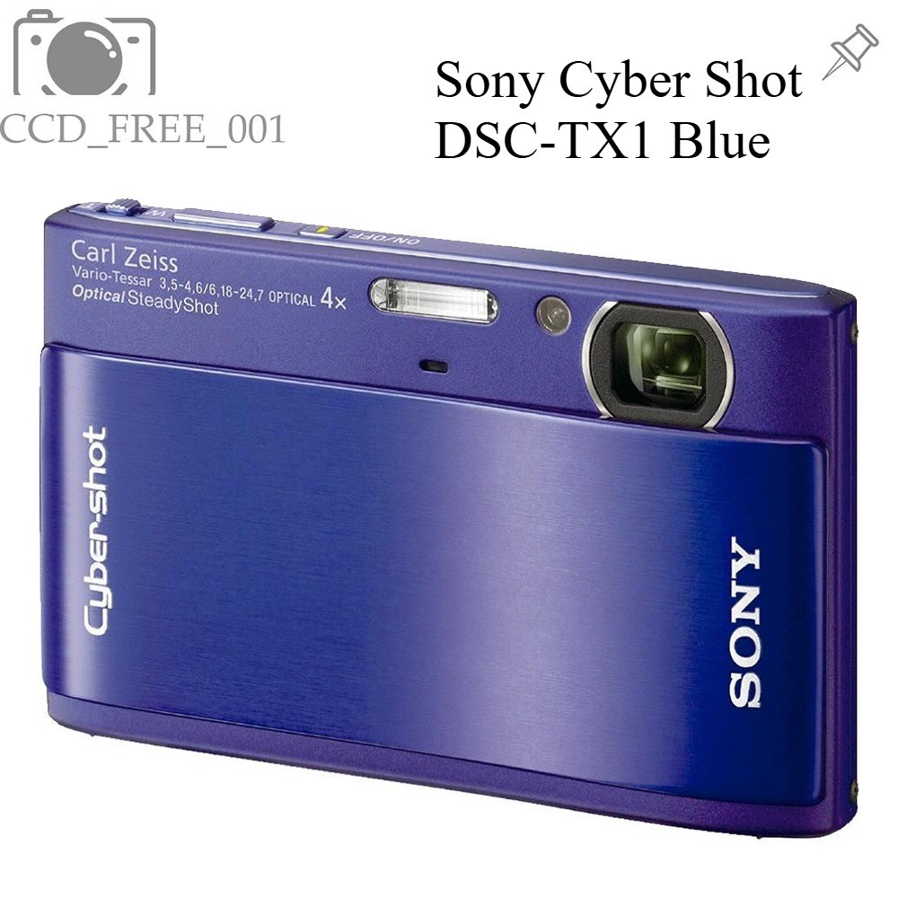 Sony Cyber Shot DSC-TX1 Digital Camera 10.2MP 4x Optical Zoom Blue Auto Focus
