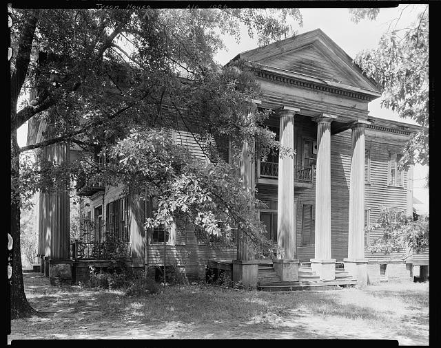 Photo:Lowndesboro Alabama Tyson House 1939 Greek Revival Mansion