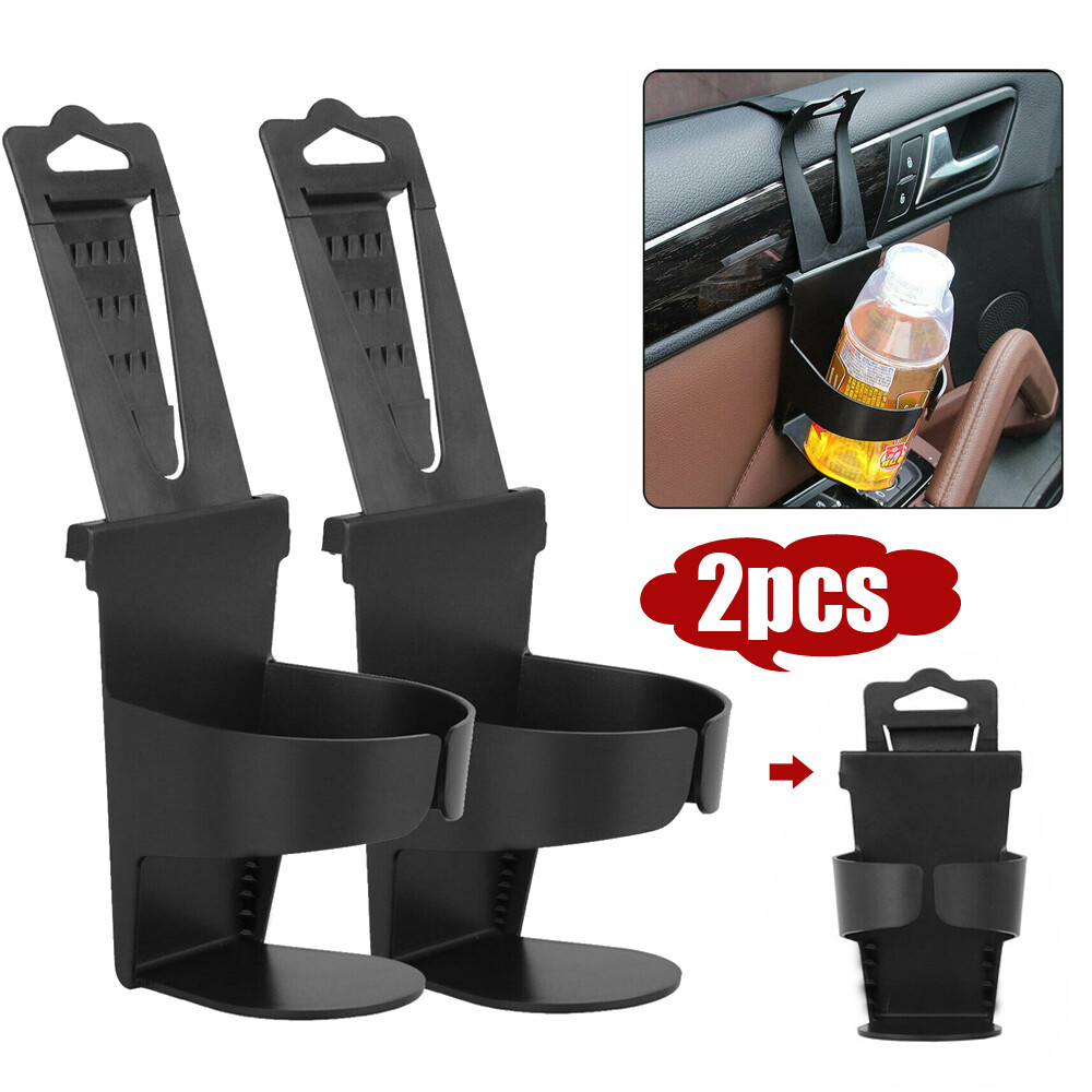 2X Car Interior Cup Holder Case Drink Bottle Door Mount Standing Accessories