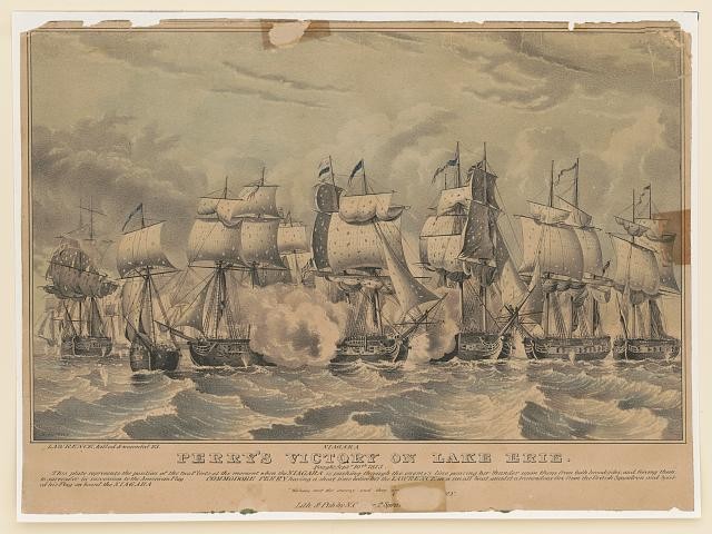 Perry's Victory on Lake Erie,fought September 10,1813,LAWRENCE,NIAGARA,photo