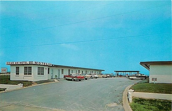 VA, Norfolk, Virginia, Ocean Air Motel, 1950s Cars, Dexter Press No. 62153-B
