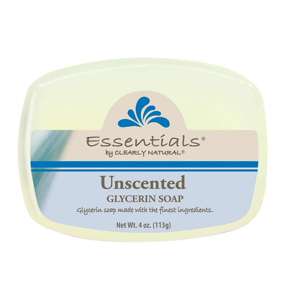 Clearly Natural Unscented Glycerin Soap Bar 4oz 12-Pack