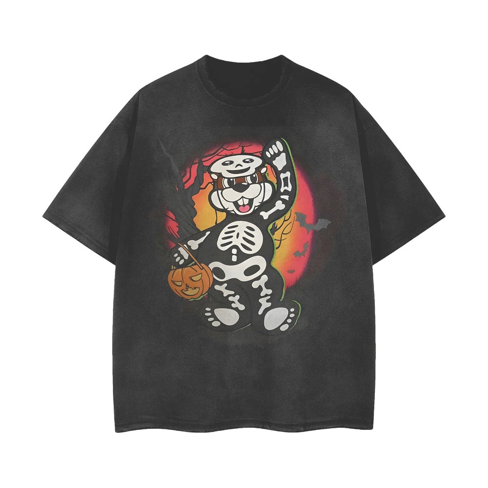 Vintage Acid Washed Distressed Rock Band T-Shirt Unisex 103356-image