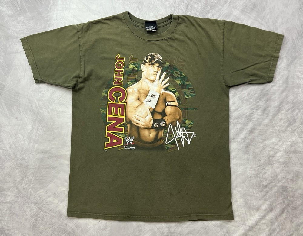 Vintage 2007 WWE John Cena Shirt Mens Size Large You Can’t See Me
