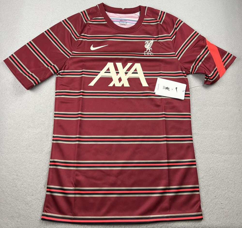 Nike Liverpool FC Dry Soccer T-Shirt Red LFC Tee DB0254-878 Size Small NWT