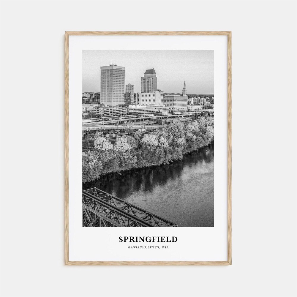 Springfield Wall Art Massachusetts Springfield Wall Decor Springfield Poster