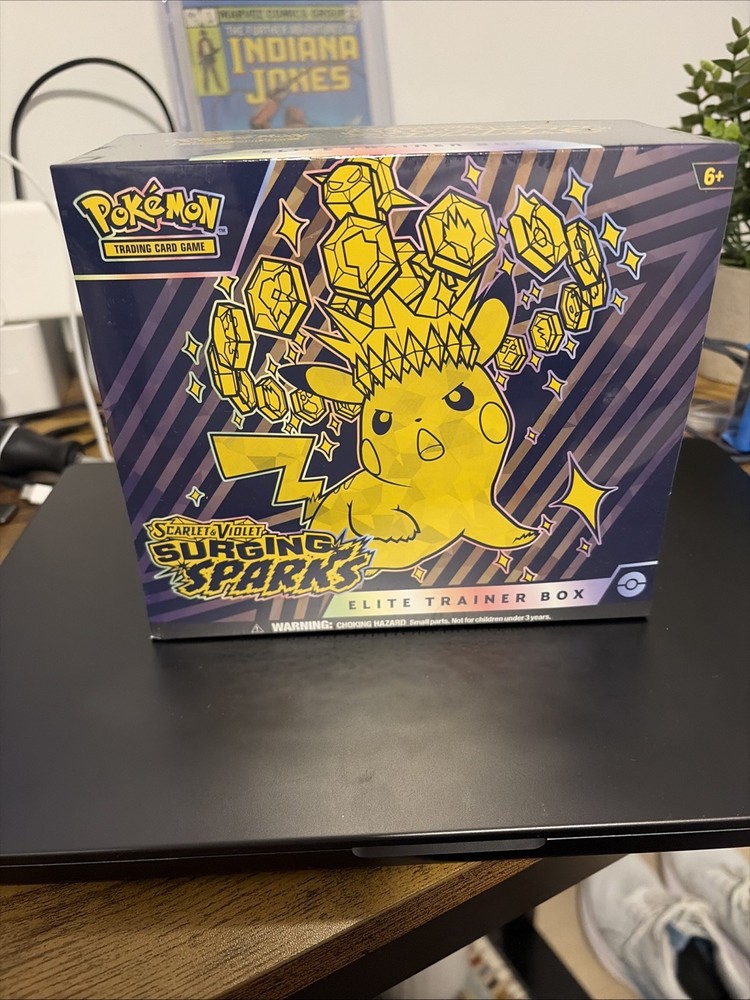 Pokemon Surging Sparks Scarlet & Violet ETB Sealed Box Pokémon TCG New In Box