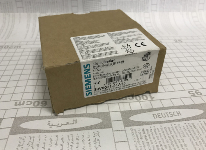 Siemens 3RV6021-4CA15 3RV60214CA15 17-22A Circuit Breaker -New Free Ship *UP
